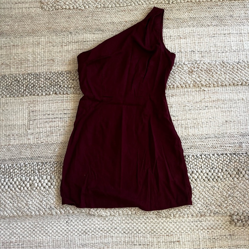One Shoulder Mini Dress